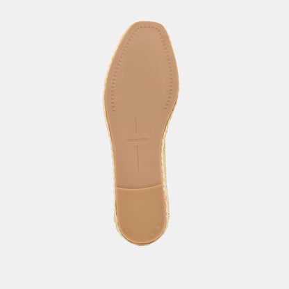 Tianna Lt Natural Raffia Lace Ballet Flats | Dolce Vita Hot Sale