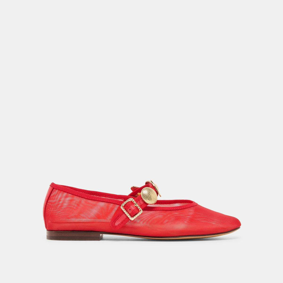 Relan Mesh Chili Mesh Ballet Flats | Dolce Vita Exclusive