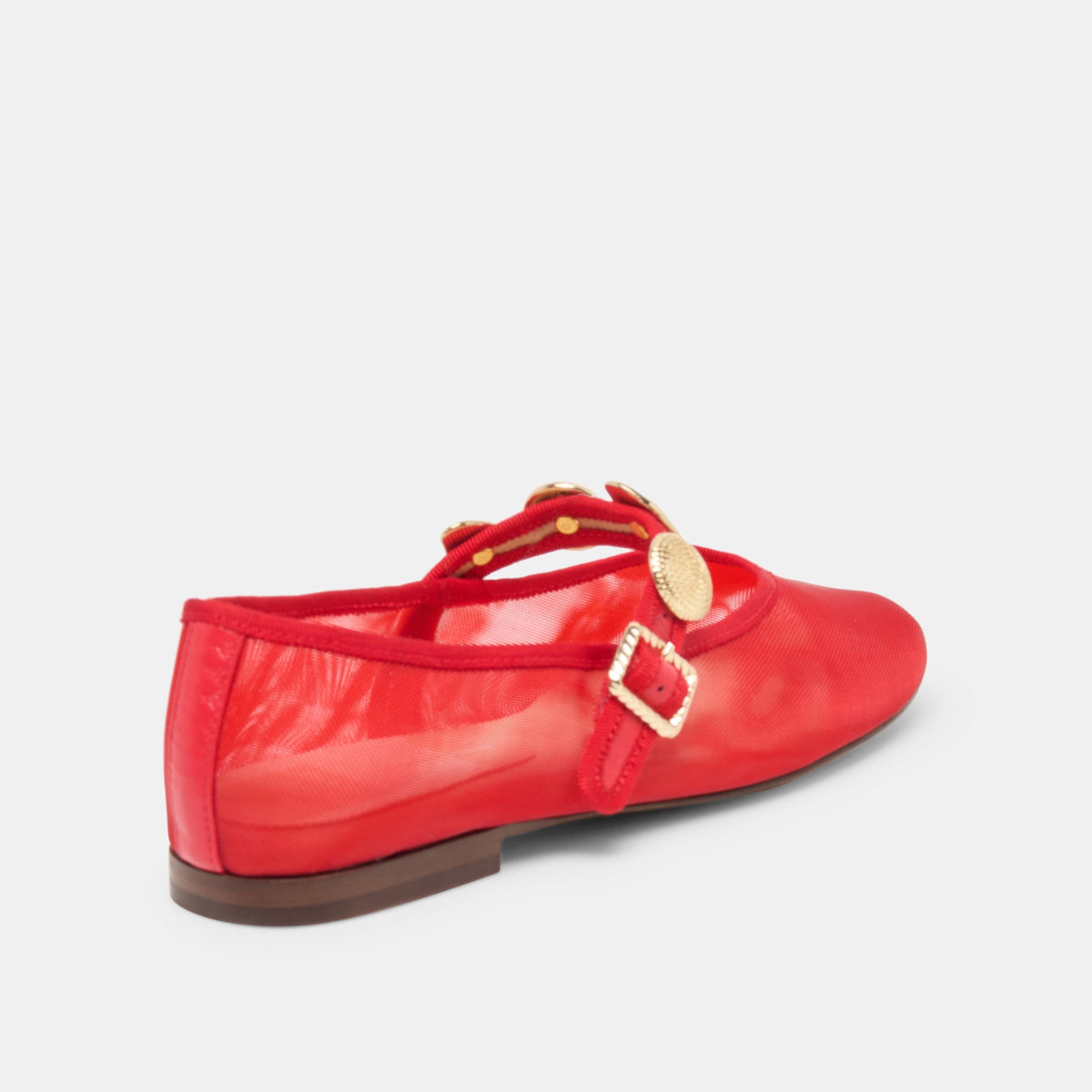 Relan Mesh Chili Mesh Ballet Flats | Dolce Vita Exclusive