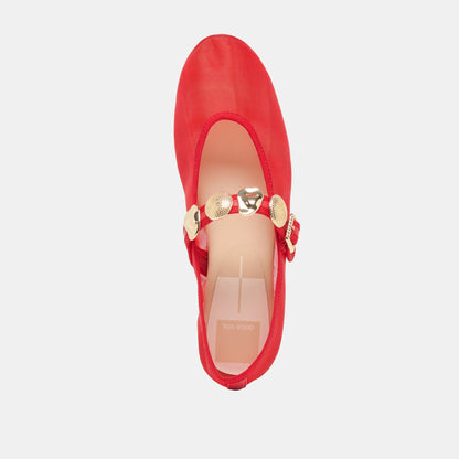 Relan Mesh Chili Mesh Ballet Flats | Dolce Vita Exclusive