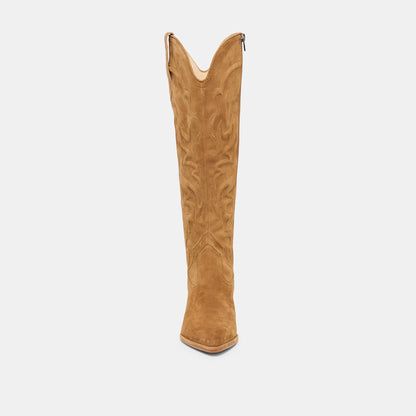 Alisa Lt Brown Suede Boots | Dolce Vita Exclusive