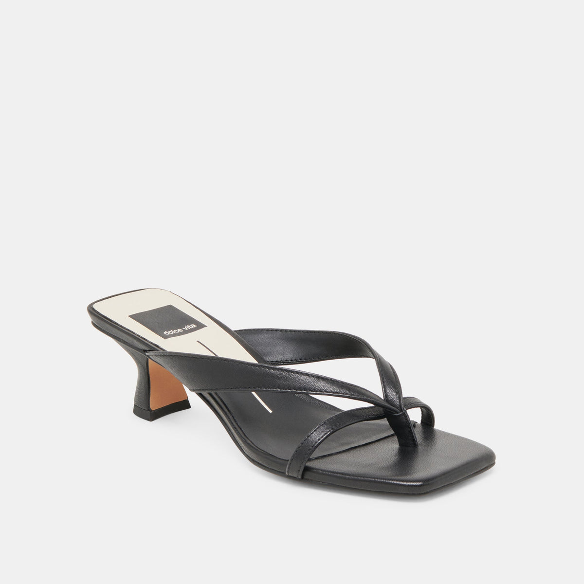 BREVEL WIDE HEELS ONYX LEATHER
 – Dolce Vita | Dolce Vita Customer Favorite