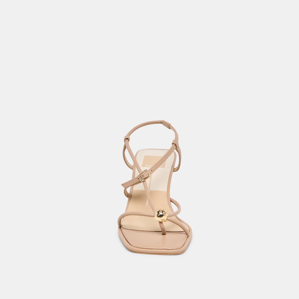 Manji Wide Light Tan Leather Heels | Dolce Vita New