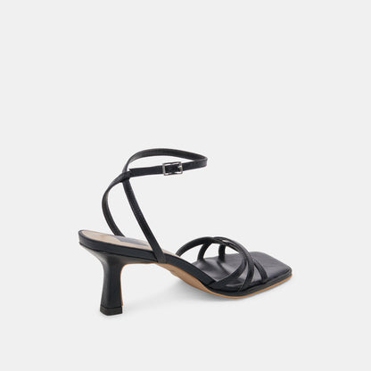 Manji Wide Midnight Patent Leather Heels | Dolce Vita Quality
