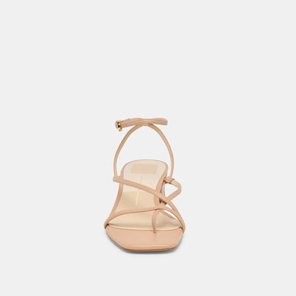 Karlos Wide Lt Tan Leather Sandals | Dolce Vita Trusted