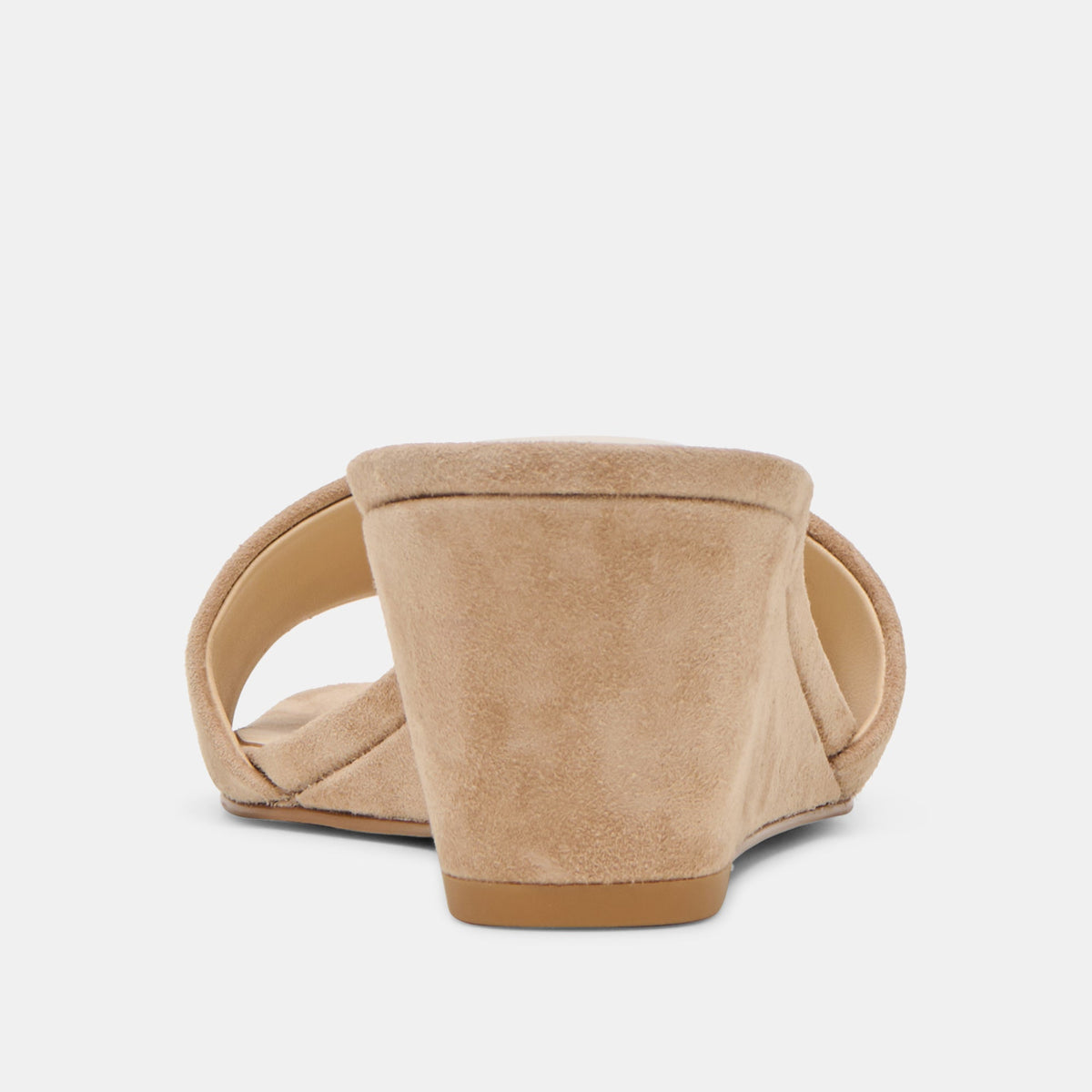 Qaily Wide Camel Suede Wedges | Dolce Vita Sale
