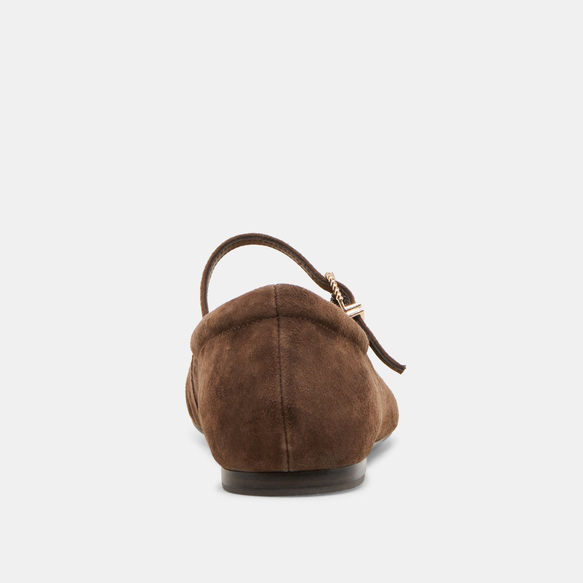 Reyes Wide Dk Brown Suede Ballet Flats | Dolce Vita Discount