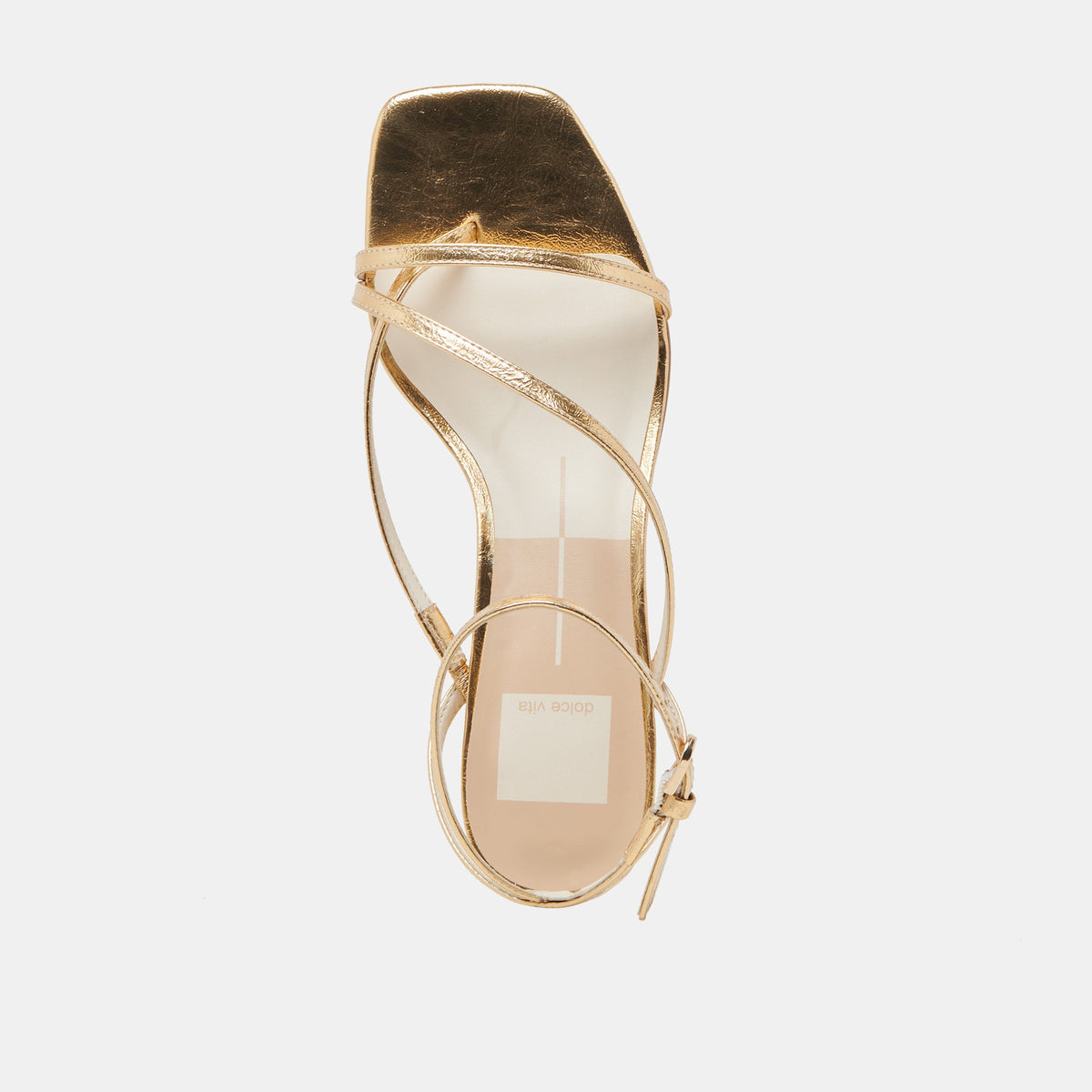 Karlos Wide Gold Metallic Stella Sandals | Dolce Vita Value
