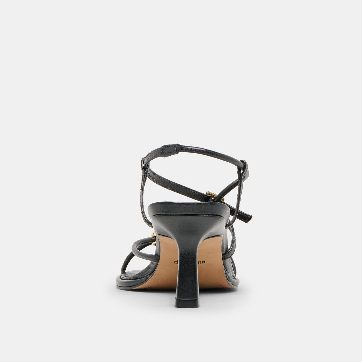 Manji Wide Black Leather Heels | Dolce Vita Top Pick