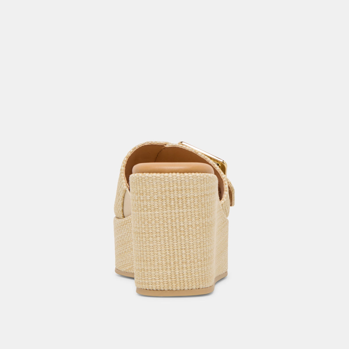 Jilian Wide Lt Natural Raffia Wedges | Dolce Vita Value