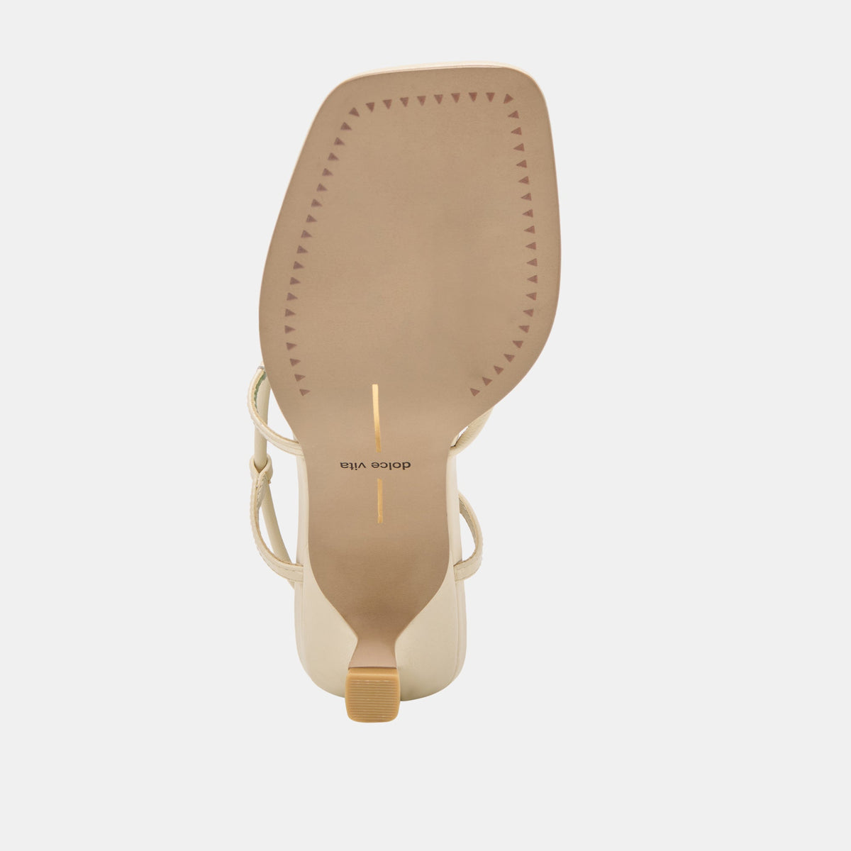 Manji Wide Creme Leather Heels | Dolce Vita Signature