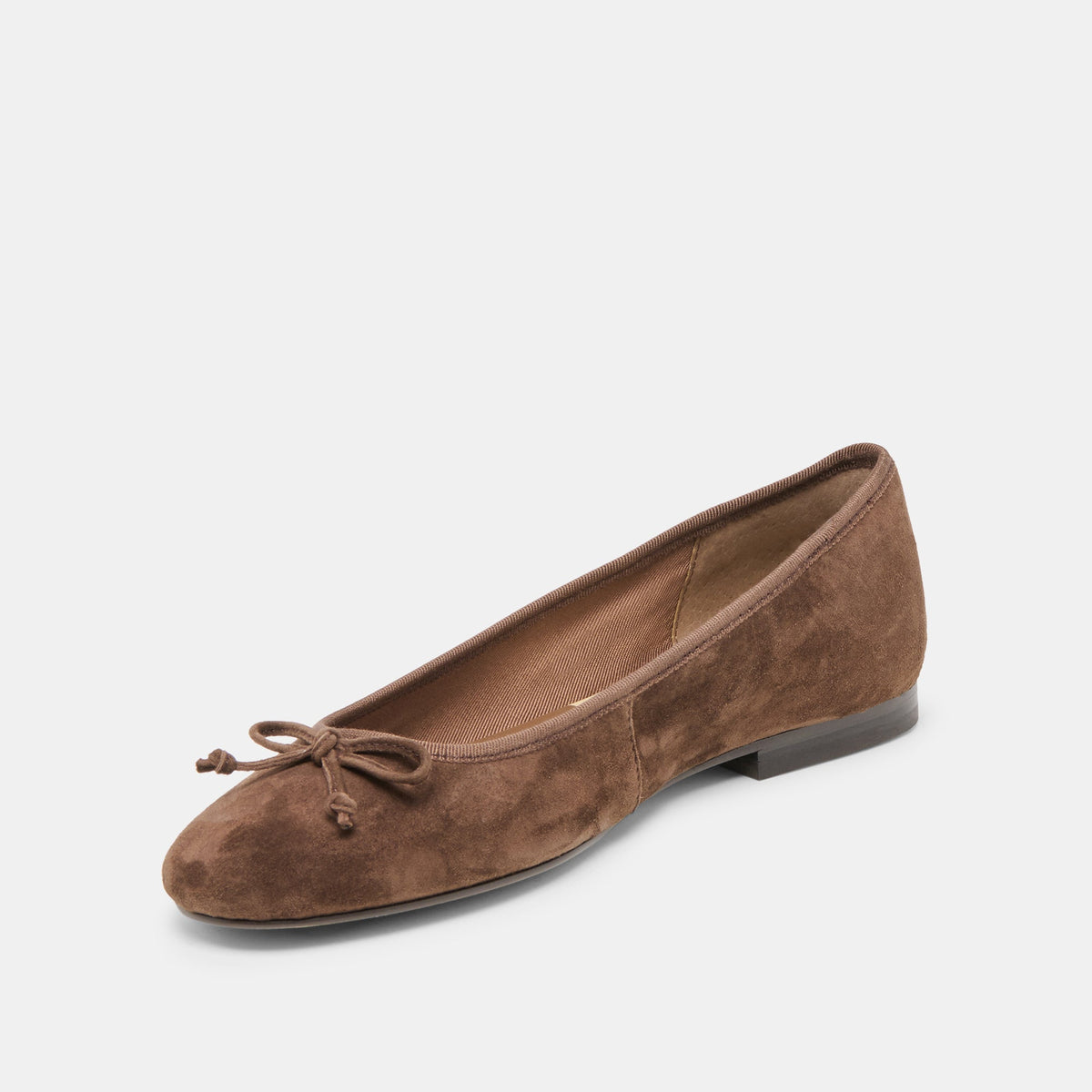 Ritla Wide Dk Brown Suede Ballet Flats | Dolce Vita Best Price