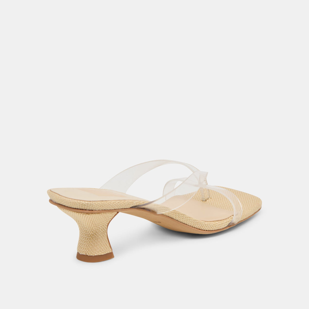 Brevel Vinyl Wide Crystal Jelly Heels | Dolce Vita Quality