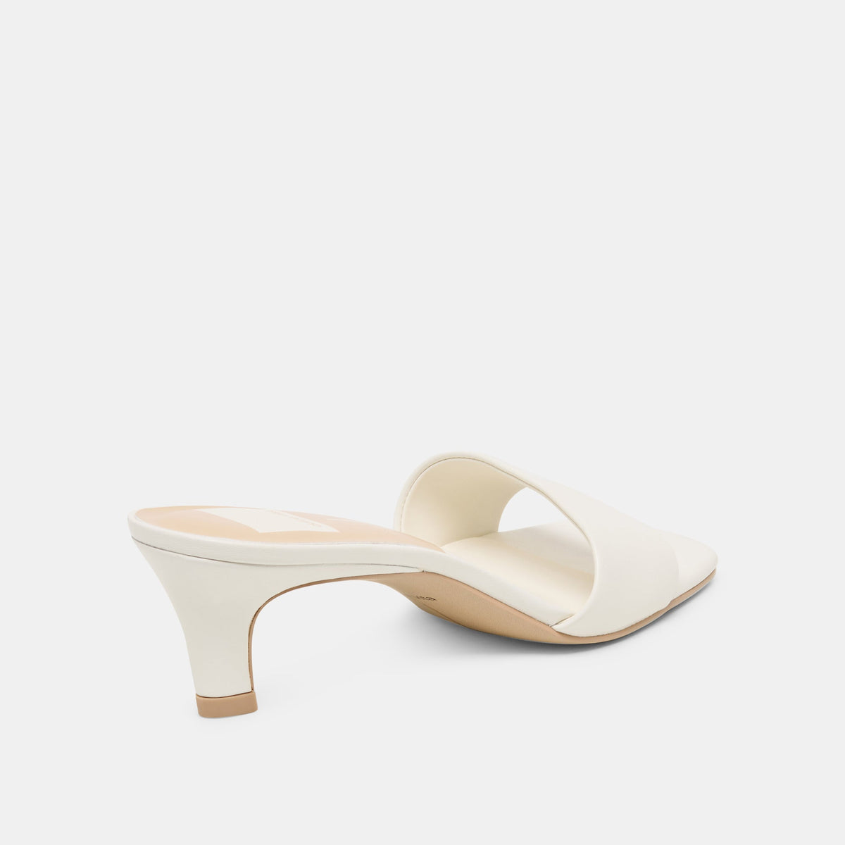Rexa Wide True White Leather Heels | Dolce Vita Popular