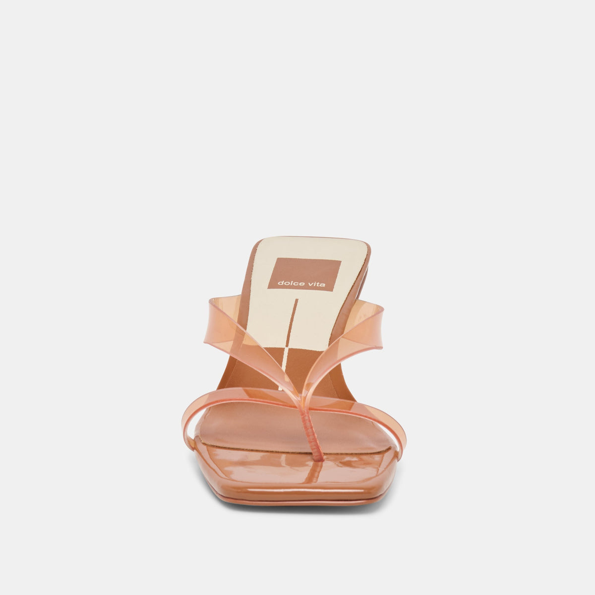 Brevel Vinyl Wide Whiskey Jelly Heels | Dolce Vita Essential