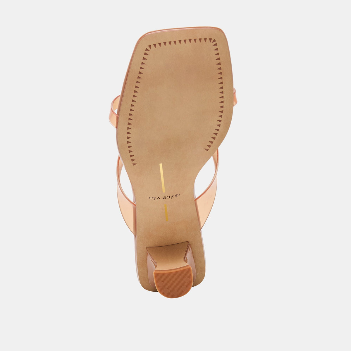 Brevel Vinyl Wide Whiskey Jelly Heels | Dolce Vita Essential