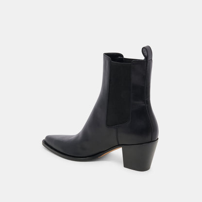 SHADIE H2O WIDE BOOTIES BLACK LEATHER
 – Dolce Vita | Dolce Vita Best Price
