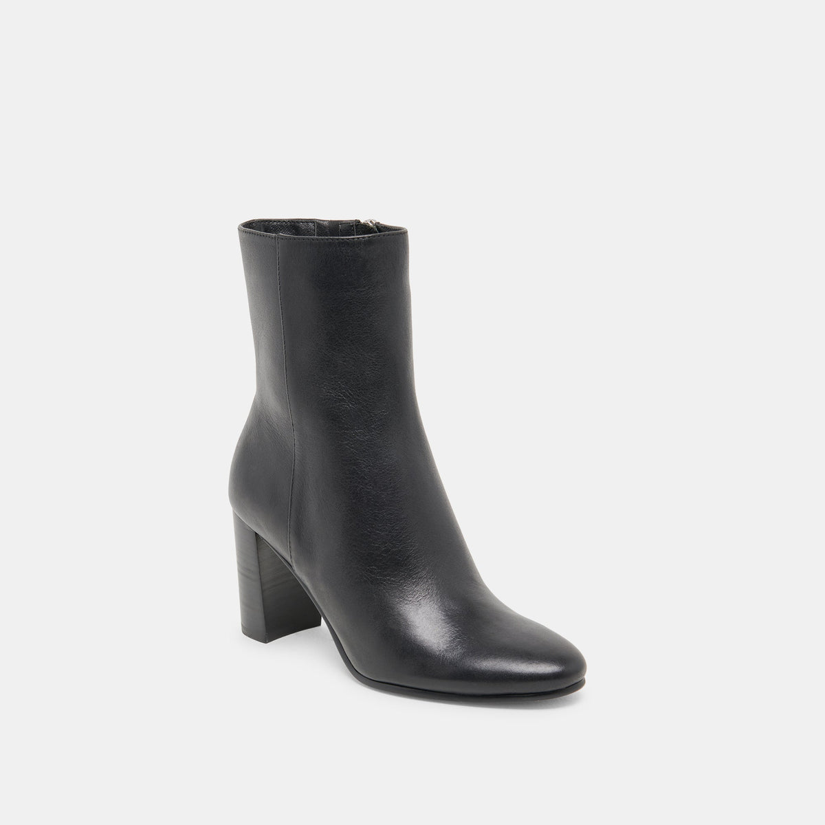Suzy Wide Black Leather Booties | Dolce Vita Featured