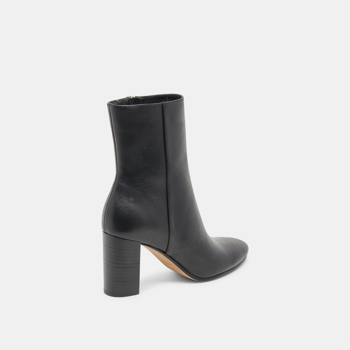 Suzy Wide Black Leather Booties | Dolce Vita Featured