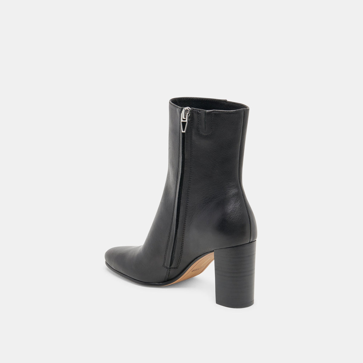 Suzy Wide Black Leather Booties | Dolce Vita Featured