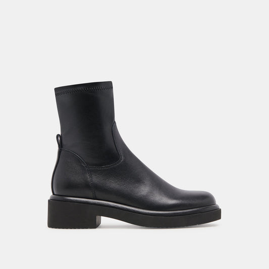 Simaya H2O Wide Black Leather Boots | Dolce Vita Great Value