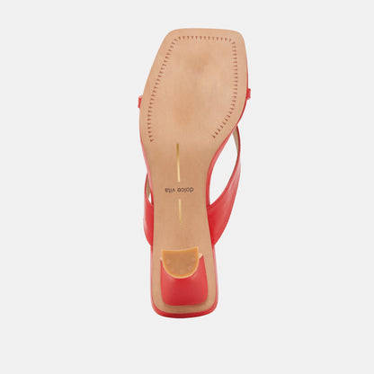BREVEL WIDE HEELS CHILI LEATHER
 – Dolce Vita | Dolce Vita Latest