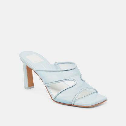 Gitel Wide Ice Blue Mesh Heels | Dolce Vita Everyday