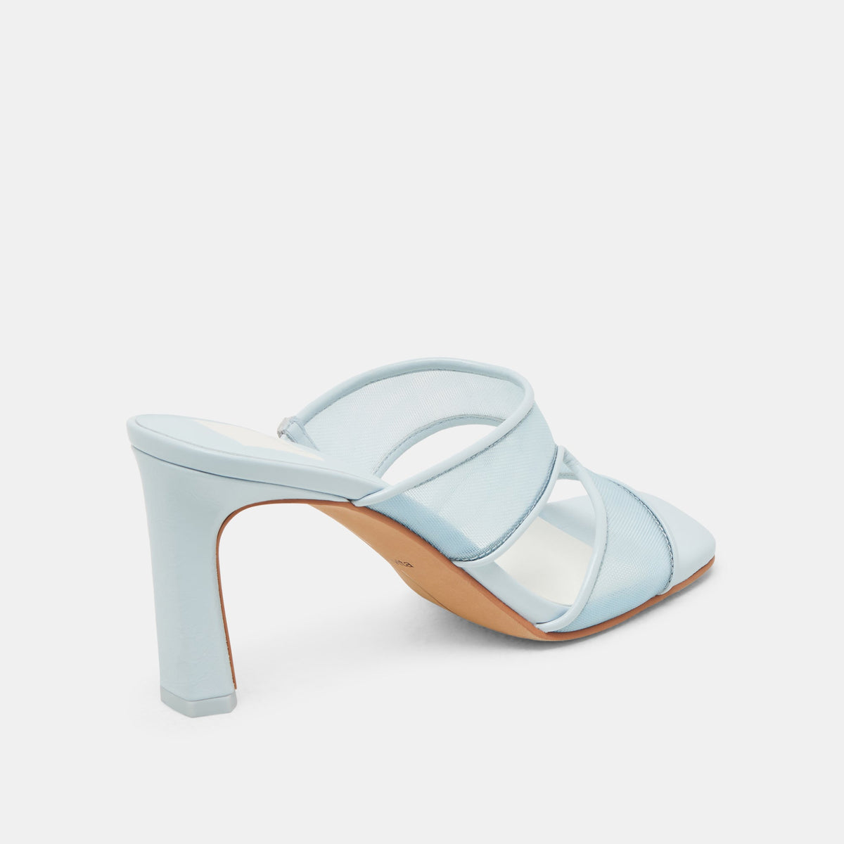 Gitel Wide Ice Blue Mesh Heels | Dolce Vita Everyday
