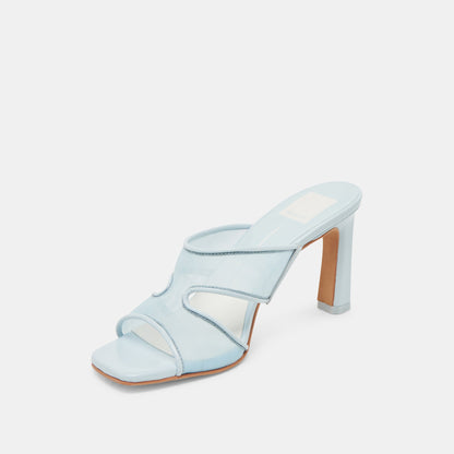 Gitel Wide Ice Blue Mesh Heels | Dolce Vita Everyday