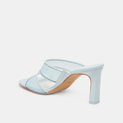 Gitel Wide Ice Blue Mesh Heels | Dolce Vita Everyday