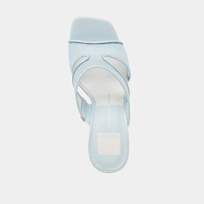 Gitel Wide Ice Blue Mesh Heels | Dolce Vita Everyday