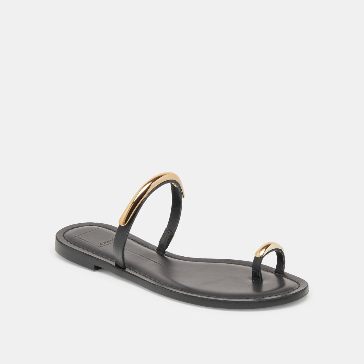 WINK WIDE SANDALS BLACK LEATHER
 – Dolce Vita | Dolce Vita Featured