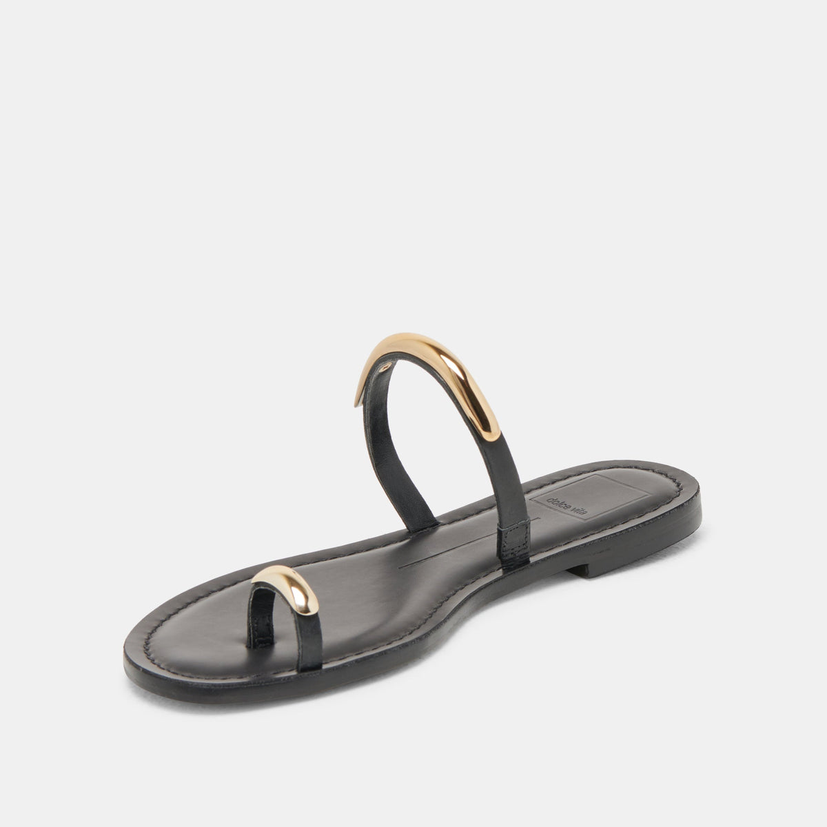 WINK WIDE SANDALS BLACK LEATHER
 – Dolce Vita | Dolce Vita Featured