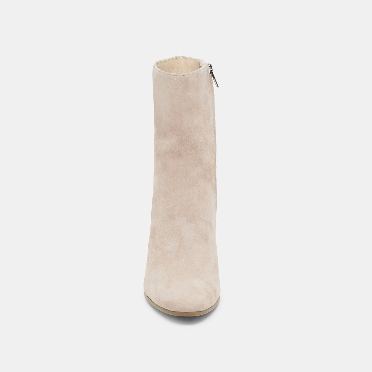 Suzy Wide Taupe Suede Booties | Dolce Vita Premium