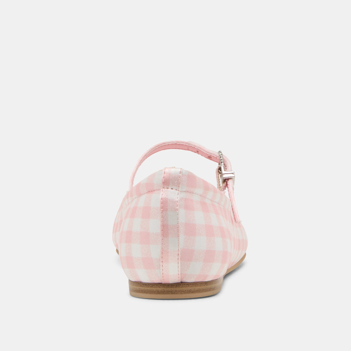 Reyes X Byrdie Golf Pink Plaid Gingham Wide Ballet Flats | Dolce Vita Customer Favorite