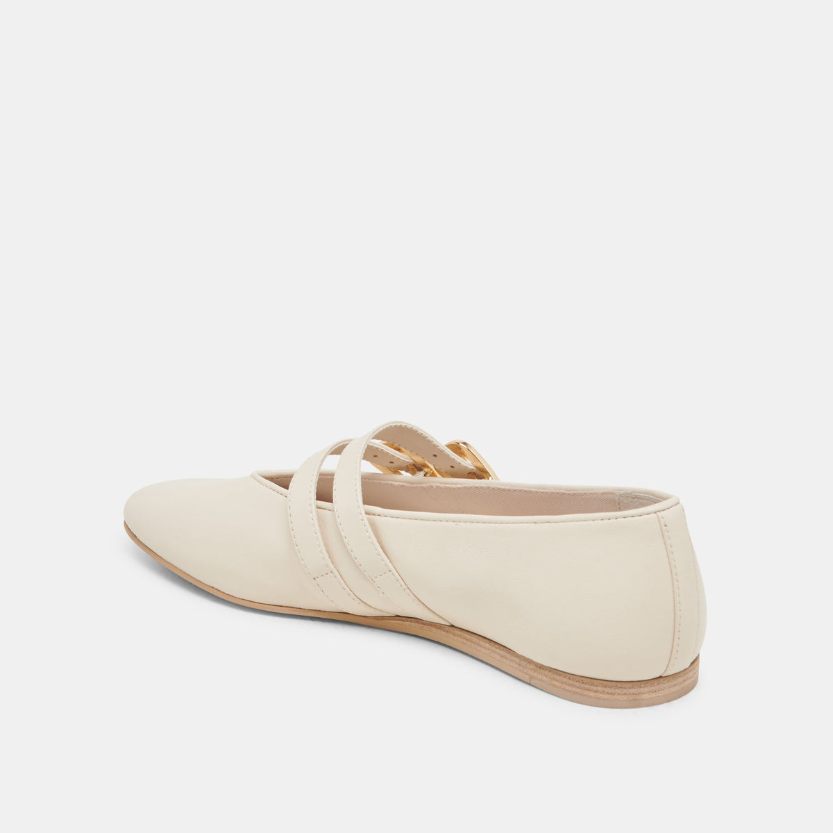BAYLEE WIDE BALLET FLATS IVORY LEATHER
 – Dolce Vita | Dolce Vita Classic
