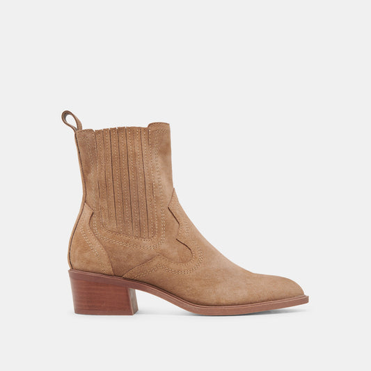 BRYLEE H2O WIDE BOOTIES MUSHROOM SUEDE
 – Dolce Vita | Dolce Vita Trusted