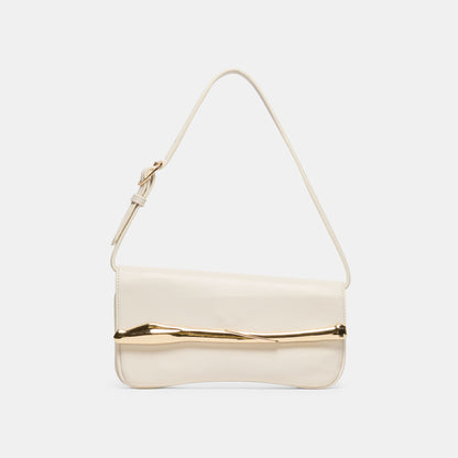 Azura White Leather Shoulder Bag | Dolce Vita Hot Sale