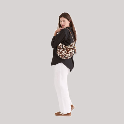 Bree Cocoa Calf Hair Shoulder Bag | Dolce Vita Best Price