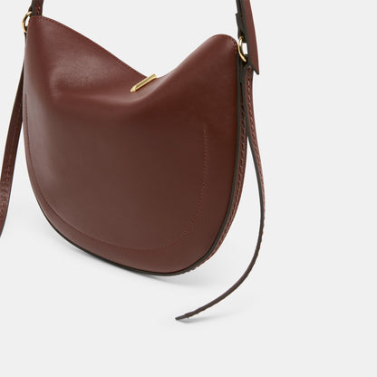 Burano Brown Leather Crossbody | Dolce Vita Quality