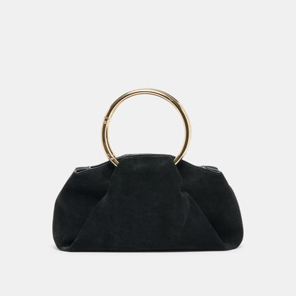 Channing Black Suede Handbag | Dolce Vita Value