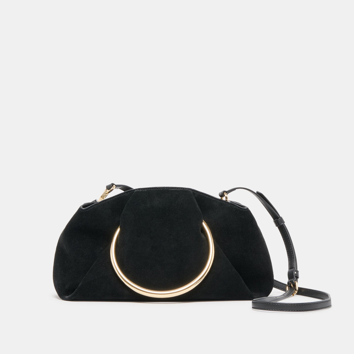 Channing Black Suede Handbag | Dolce Vita Value