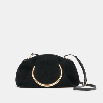Channing Black Suede Handbag | Dolce Vita Value