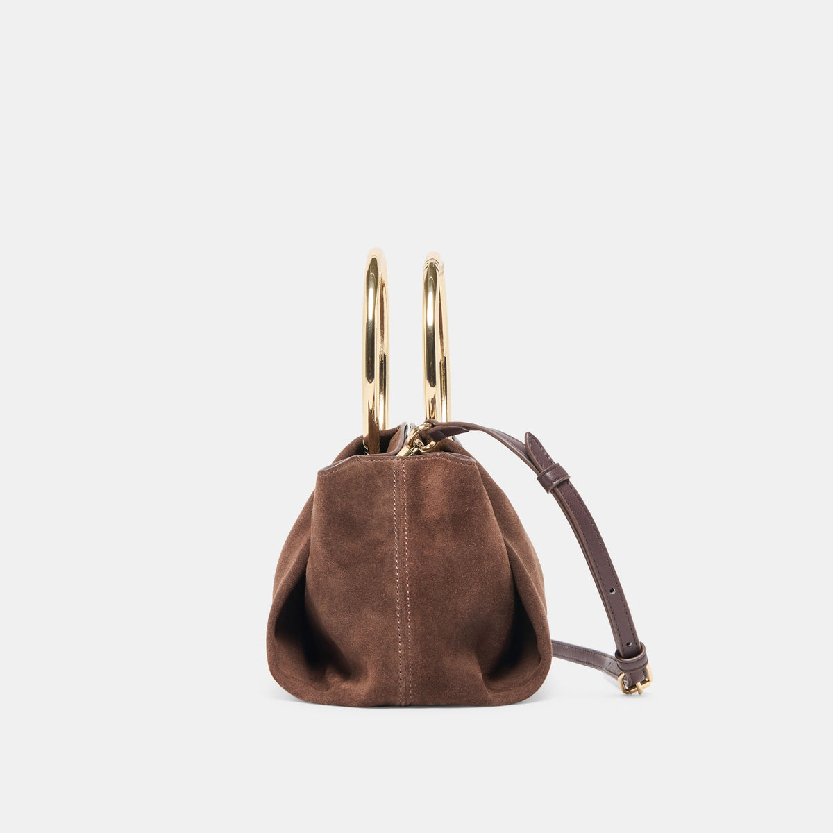 Channing Espresso Suede Handbag | Dolce Vita Essential