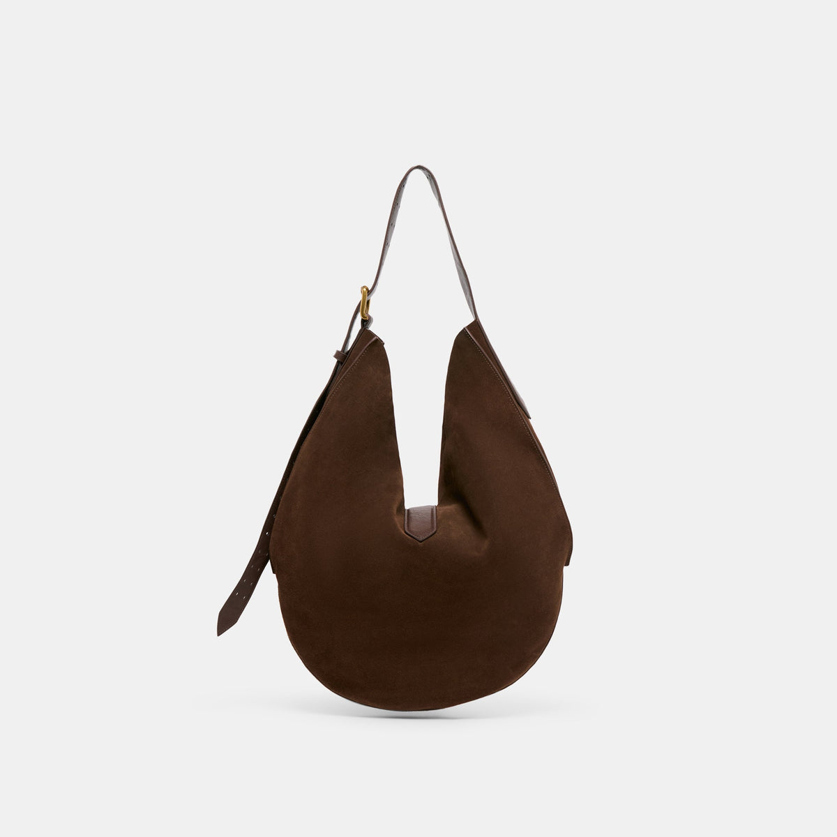 Oakley Chocolate Suede Tote | Dolce Vita Signature
