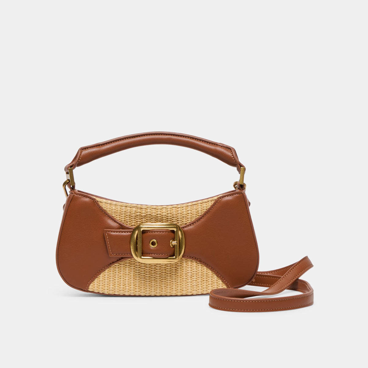Nuala Raffia Saddle Stella Handbag | Dolce Vita Everyday