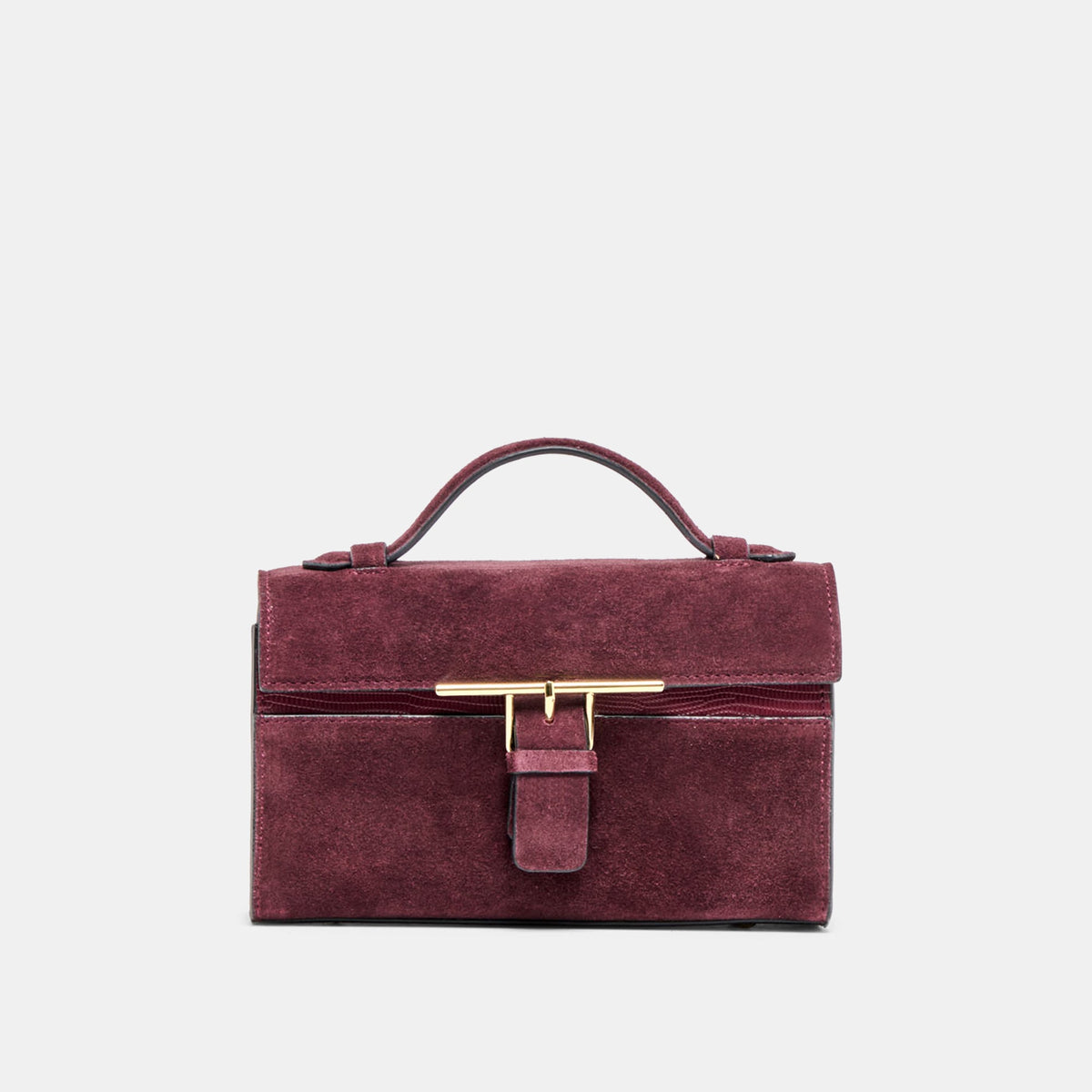 Zannone Burgundy Suede Crossbody | Dolce Vita New