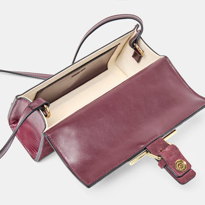 Zannone Burgundy Suede Crossbody | Dolce Vita New
