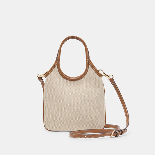 SYLVENE Natural Canvas Removable Crossbody Handbag | Dolce Vita Classic