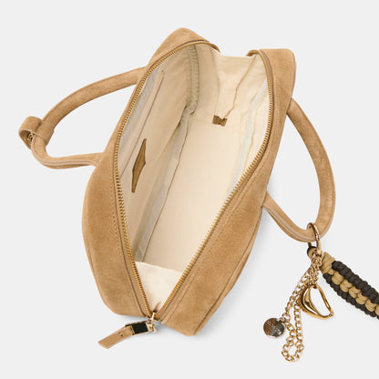 SANTINA HANDBAG TAUPE SUEDE
 – Dolce Vita | Dolce Vita Great Value